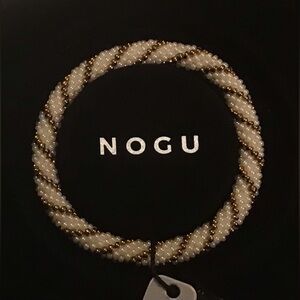 🤎🤍 NOGU Gold, White Himalayan Bracelet 🤍🤎